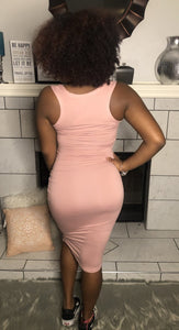 She Real Cute Bodycon - Mauve