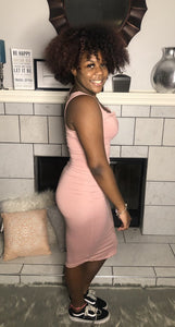 She Real Cute Bodycon - Mauve