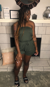 Ride Out Romper - Olive